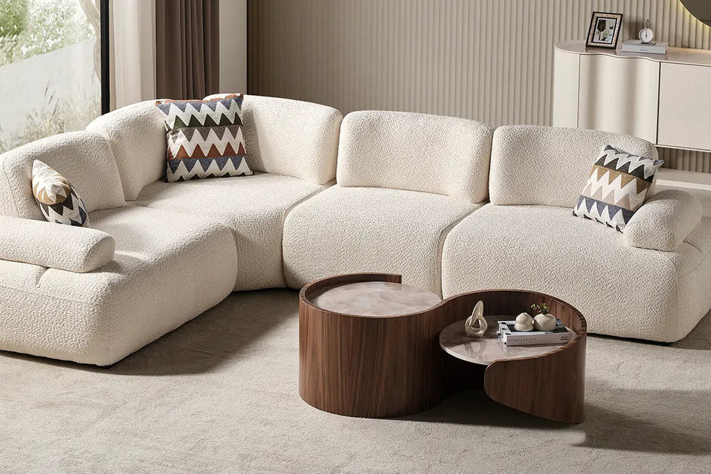 Canapé d'Angle Modulaire Extensible Anais – Convertible