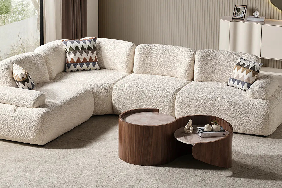 Canapé d'Angle Modulaire Extensible Anais – Convertible