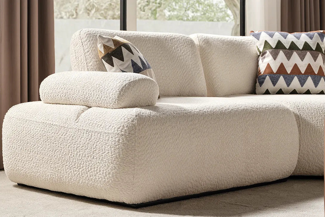 Canapé d'Angle Modulaire Extensible Anais – Convertible