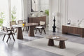 Table à Manger Ovale Iconic Noyé – MDF Marron Noyé